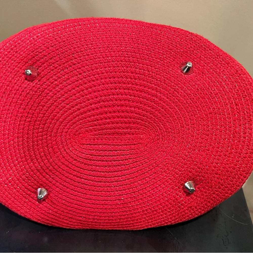 Red Women's Tote Bag - Picture 3 of 3